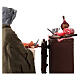 Man cooking a piglet on the spit, animated figurine for 30 cm Neapolitan Nativity Scene s5