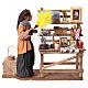 Old lady dusting sideboard, animated figurine for 30 cm Neapolitan Nativity Scene s1