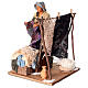 Washerwoman hanging up clothes, animated figurine for 30 cm Neapolitan Nativity Scene s3