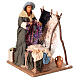 Washerwoman hanging up clothes, animated figurine for 30 cm Neapolitan Nativity Scene s4