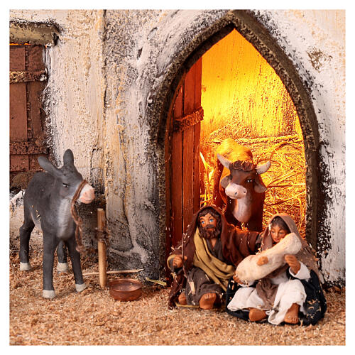 Arab house for Neapolitan Nativity Scene, 30x30x35 cm 2