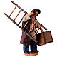 Man with ladder and tool box for 13 cm Neapolitan Nativity Scene s3