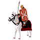 Roman soldier on his horse with shield and spear for 14 cm Neapolita Nativity Scene s7