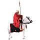 Roman soldier on his horse with shield and spear for 14 cm Neapolita Nativity Scene s3