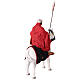Roman soldier on his horse with shield and spear for 14 cm Neapolita Nativity Scene s4