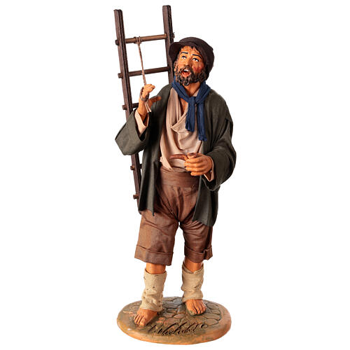 Man with ladder for 30 cm Neapolitan Nativity Scene 1