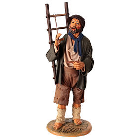 Man with ladder Neapolitan Nativity Scene 30 cm