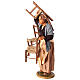 Woman with 4 chairs for 30 cm Neapolitan Nativity Scene s3