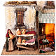 Illuminated Arab house for 30x30x35 cm for 10 cm Neapolitan Nativity Scene s2