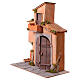 Cenário casa para presépio 50x45x20 cm em estilo napolitano de 20 cm s2
