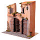 Double house, 55x55x30 cm, for 20 cm Neapolitan Nativity Scene s2