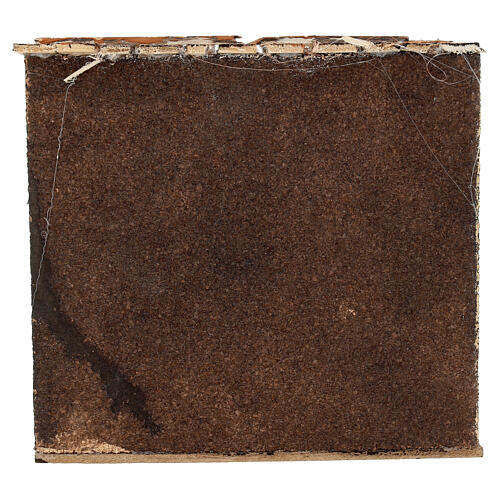 Szene Marktstand mit Fischen aus Terrakotta, im neapolitanischen Stil, für 12 cm Krippe – Krippenzubehör 5