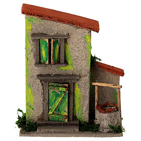 Assorted cottages for Neapolitan Nativity Scene, 10x10x5 cm, for shepherds of 5 cm