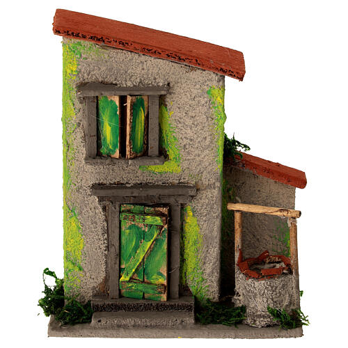 Assorted houses for Neapolitan nativity scene 10x10x5 cm for shepherds 5 cm 2