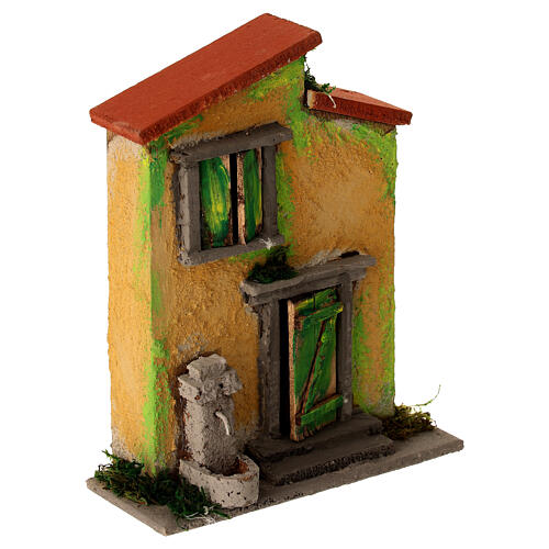 Assorted houses for Neapolitan nativity scene 10x10x5 cm for shepherds 5 cm 3