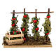 Ambientazione raccolta pomodori 10-12 cm presepe napoletano 5x10x8 cm s1