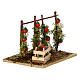 Ambientazione raccolta pomodori 10-12 cm presepe napoletano 5x10x8 cm s3