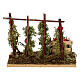 Ambientazione raccolta pomodori 10-12 cm presepe napoletano 5x10x8 cm s4