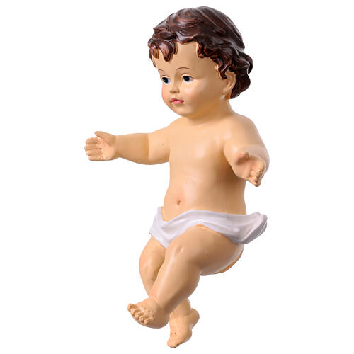 Enfant Jésus en résine 25 cm 3