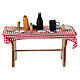 Tavola con frutta presepe napoletano 5 cm s2