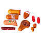 Confezione mix salumi presepe napoletano 10 cm s3