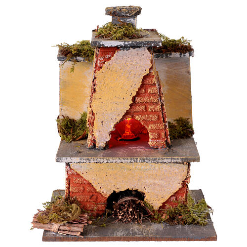 Horno pequeño belén 10-12 cm belén napolitano 20x15x10 cm 1