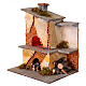 Oven with light effect for 12 cm Neapolitan Nativity Scene, 20x18x15 cm s2