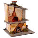 Forno 12 cm presepe napoletano effetto luce 20x18x15 cm s3