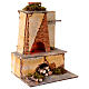 Scena forno presepe napoletano 14 cm effetto luce 20x15x15 cm s3