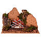 Fireplace for 6 cm Neapolitan Nativity Scene, 10x20x15 cm s1