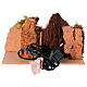 Fireplace for 6 cm Neapolitan Nativity Scene, 10x20x15 cm s4