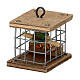 Bird cage 3x3x2 cm 8 cm nativity scene s3