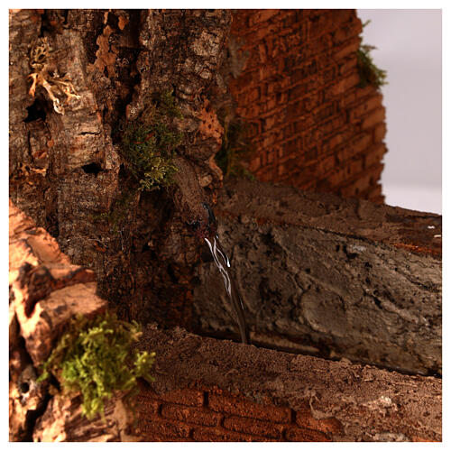 Dripping clothesline, 45x35x45 cm, for Neapolitan Nativity Scene 8