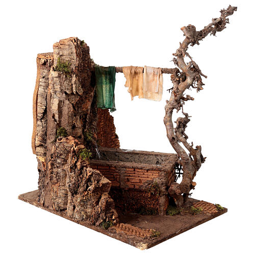 Dripping clothesline, 45x35x45 cm, for Neapolitan Nativity Scene 9