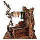 Dripping clothesline, 45x35x45 cm, for Neapolitan Nativity Scene s1