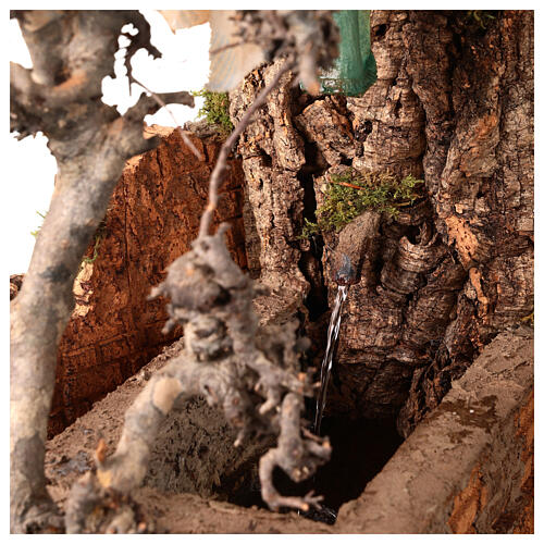 Fonte em movimento 45x35x45 cm para presépio napolitano 6