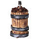 Antique grape press 11x6 cm for 16-18 cm Neapolitan nativity scene s3