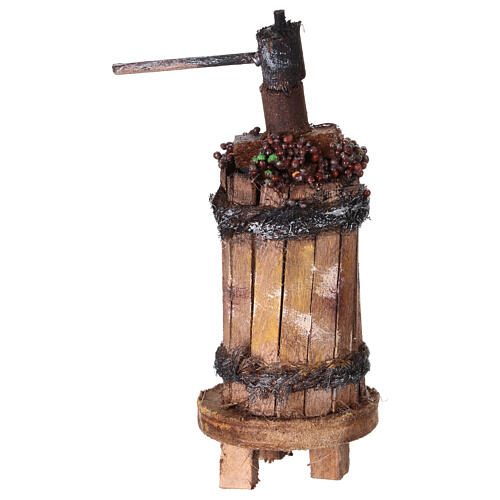Tłoczka do winogron, 10x4 cm, do neapolitańskiej szopki, 12-14 cm 2