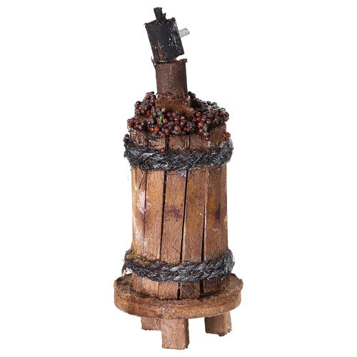 Tłoczka do winogron, 10x4 cm, do neapolitańskiej szopki, 12-14 cm 3