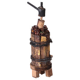 Torchio antico 8x2 cm per Presepe napoletano 10 cm