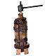 Torchio antico 8x2 cm per Presepe napoletano 10 cm s3