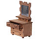 Chest of drawers with mirror, 7x6x11 cm, for 10-12 cm Nativity Scene s3