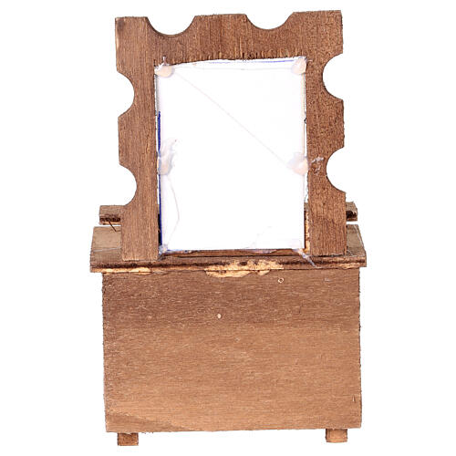 Specchiera con cassetti 7x6x11 cm per presepe 10-12 cm 4
