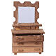 Specchiera con cassetti 7x6x11 cm per presepe 10-12 cm s1