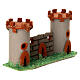 Castle with two towers for 6 cm Nativity Scene, 8x15x5 cm s2