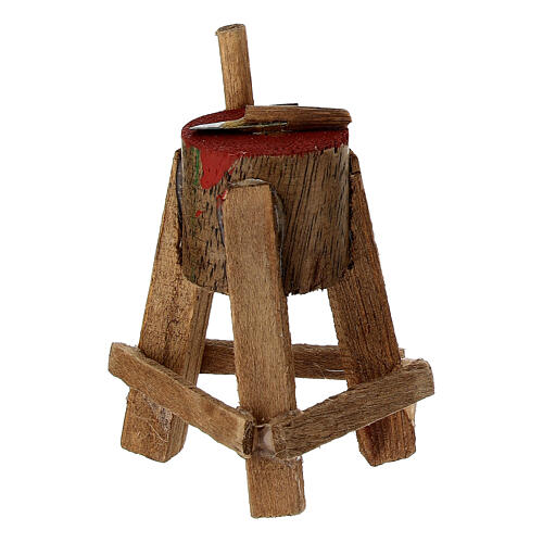 Stanowisko rzeźnika 5 cm do szopki neapolitańskiej 8 cm 3