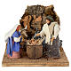Natività in movimento 15x15x25 cm presepe napoletano 12 cm s1