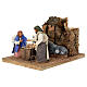 Natività in movimento 15x15x25 cm presepe napoletano 12 cm s4