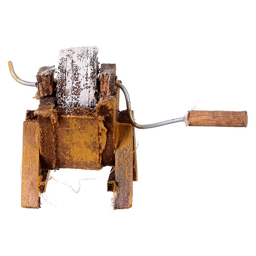 Grinding stone figurine 7x4x5 cm for DIY Neapolitan Nativity Scene 6-8 cm 3