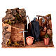 Woman at the well with motion for 10 cm Neapolitan Nativity Scene, 10x20x10 cm s1